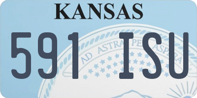 KS license plate 591ISU