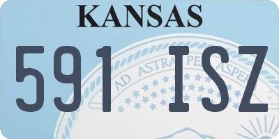 KS license plate 591ISZ