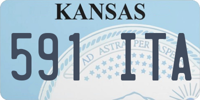 KS license plate 591ITA