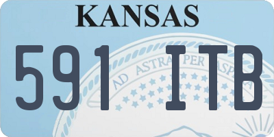 KS license plate 591ITB