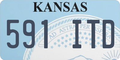KS license plate 591ITD