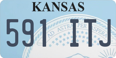 KS license plate 591ITJ