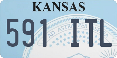 KS license plate 591ITL