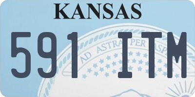 KS license plate 591ITM