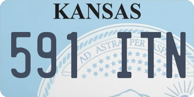 KS license plate 591ITN