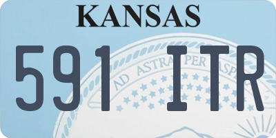 KS license plate 591ITR