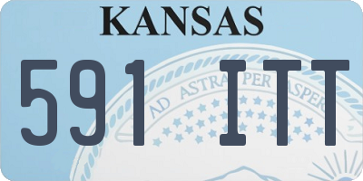KS license plate 591ITT