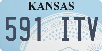 KS license plate 591ITV