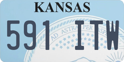 KS license plate 591ITW