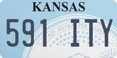 KS license plate 591ITY