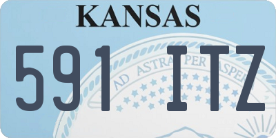 KS license plate 591ITZ