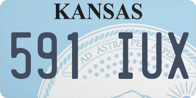 KS license plate 591IUX