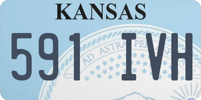 KS license plate 591IVH