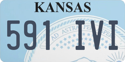 KS license plate 591IVI