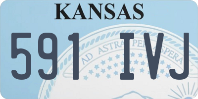 KS license plate 591IVJ