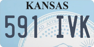 KS license plate 591IVK