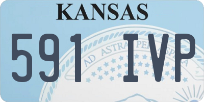 KS license plate 591IVP