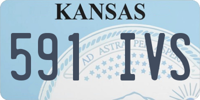 KS license plate 591IVS