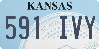 KS license plate 591IVY