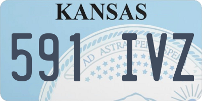 KS license plate 591IVZ