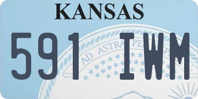 KS license plate 591IWM