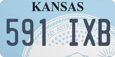 KS license plate 591IXB