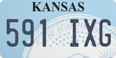 KS license plate 591IXG
