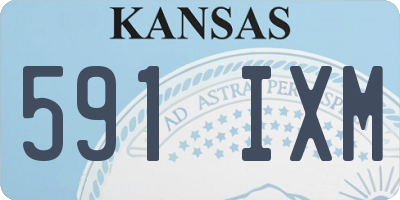 KS license plate 591IXM