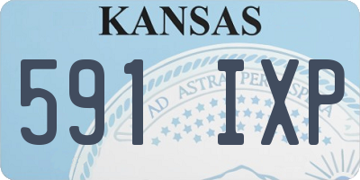 KS license plate 591IXP