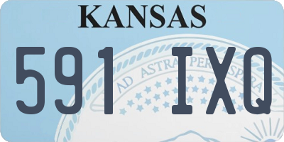 KS license plate 591IXQ