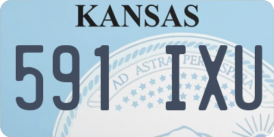 KS license plate 591IXU