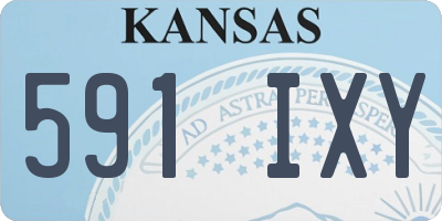 KS license plate 591IXY