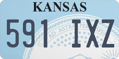 KS license plate 591IXZ