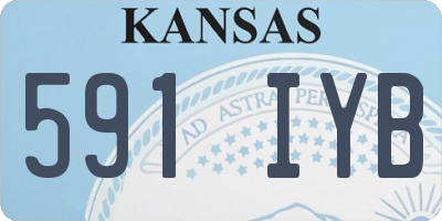 KS license plate 591IYB