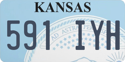 KS license plate 591IYH