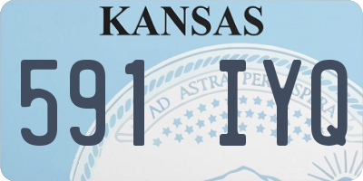 KS license plate 591IYQ