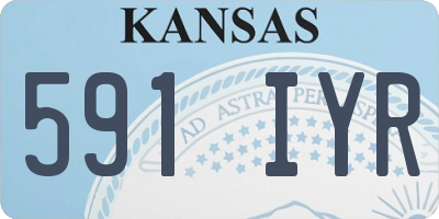 KS license plate 591IYR