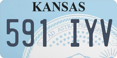 KS license plate 591IYV