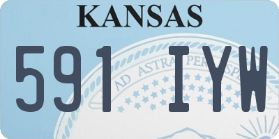 KS license plate 591IYW