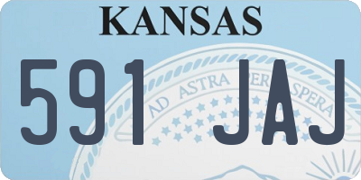 KS license plate 591JAJ
