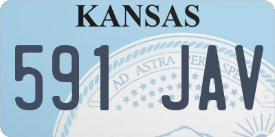 KS license plate 591JAV