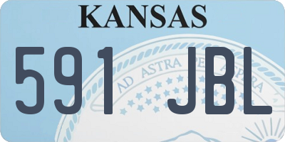 KS license plate 591JBL