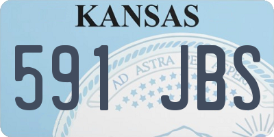 KS license plate 591JBS