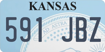 KS license plate 591JBZ