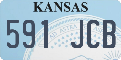 KS license plate 591JCB