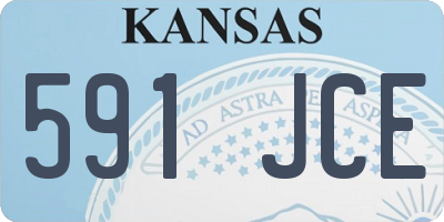KS license plate 591JCE