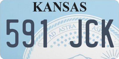 KS license plate 591JCK