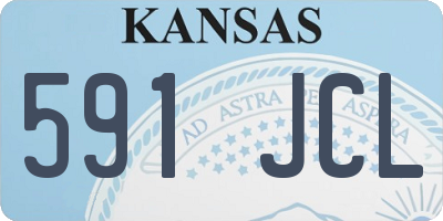 KS license plate 591JCL
