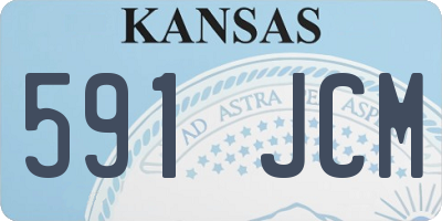 KS license plate 591JCM