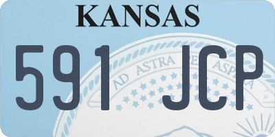 KS license plate 591JCP